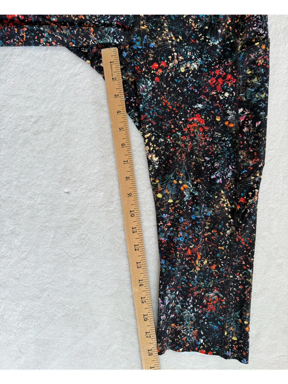 Lululemon Fast & Free Cropped Tight II Nulux Flowerescent Multi - Picture 7 of 9